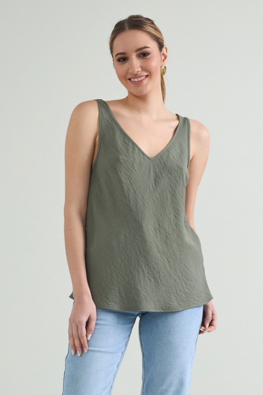 Picture of Sleeveless evase blouse