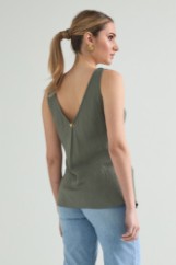 Picture of Sleeveless evase blouse