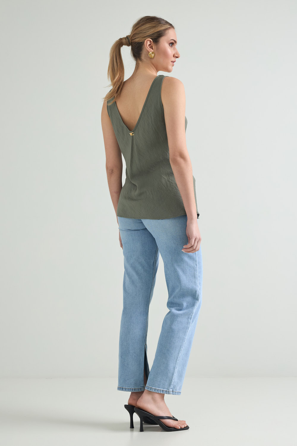 Picture of Sleeveless evase blouse