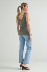 Picture of Sleeveless evase blouse