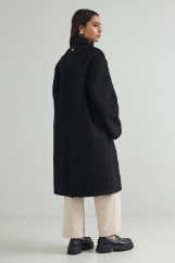 Picture of Long oversized coat with double buttons