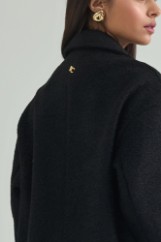 Εικόνα της Παλτό μακρύ oversized με διπλά κουμπιά