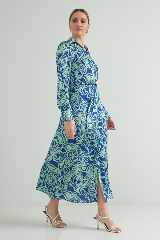 Picture of Printed shirtdress