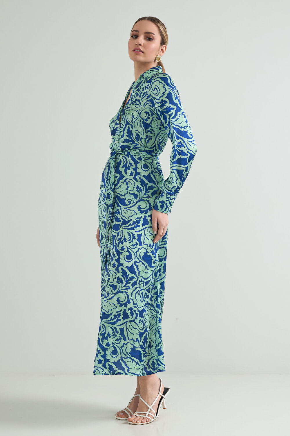 Picture of Printed shirtdress