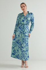 Picture of Printed shirtdress