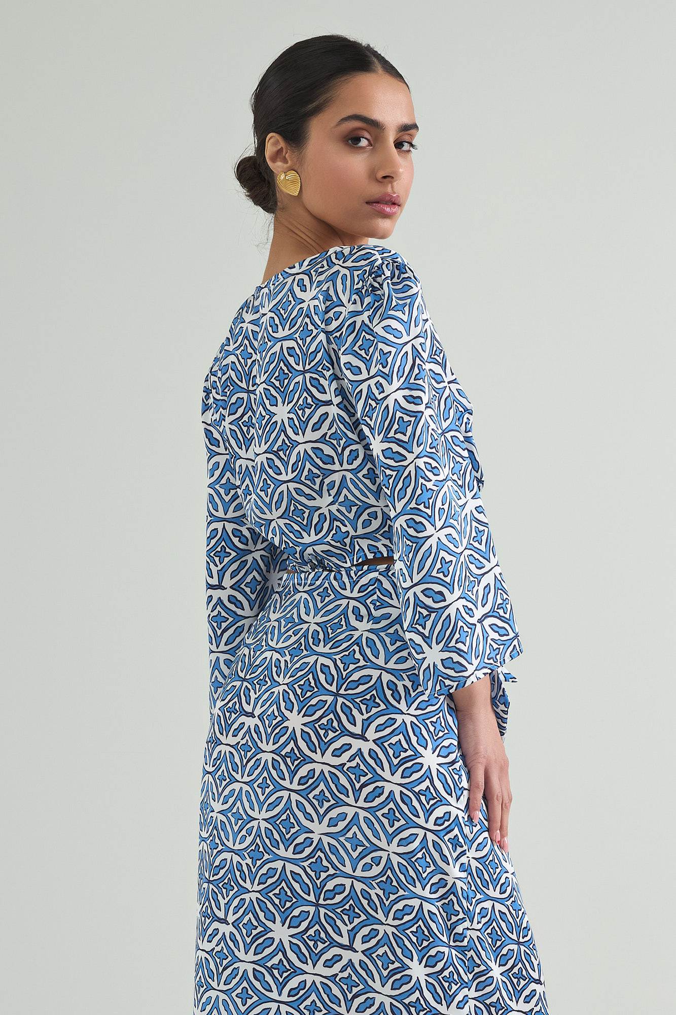 Picture of Wrap printed top