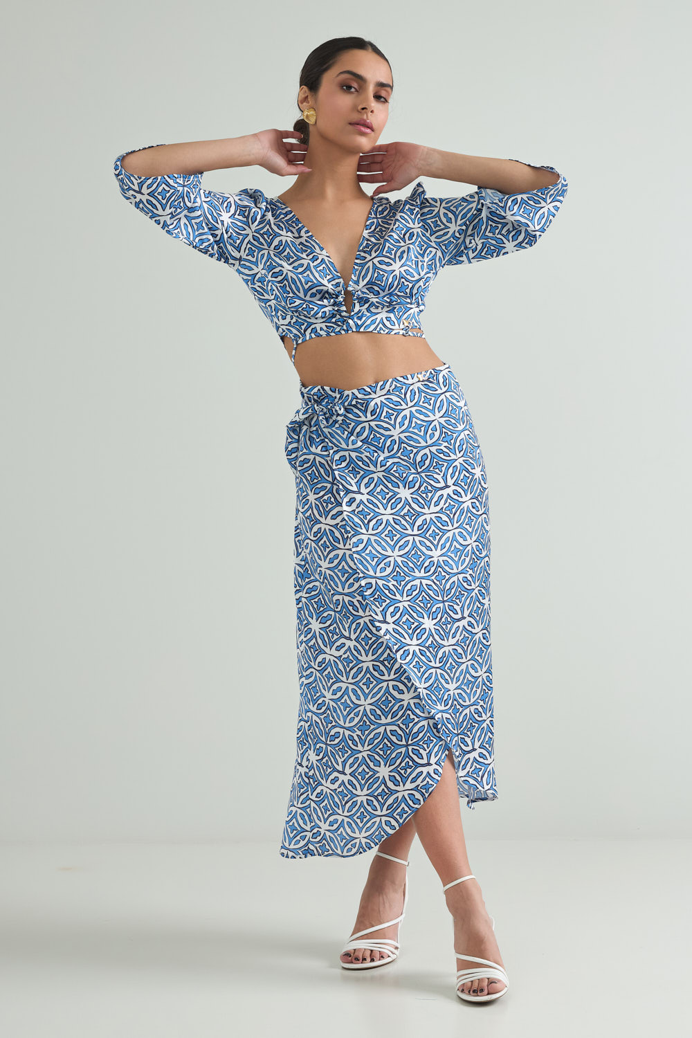 Picture of Wrap printed top