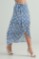 Picture of Wrap satin printed skirt