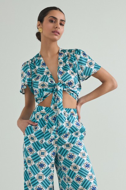 Picture of Printed crop top