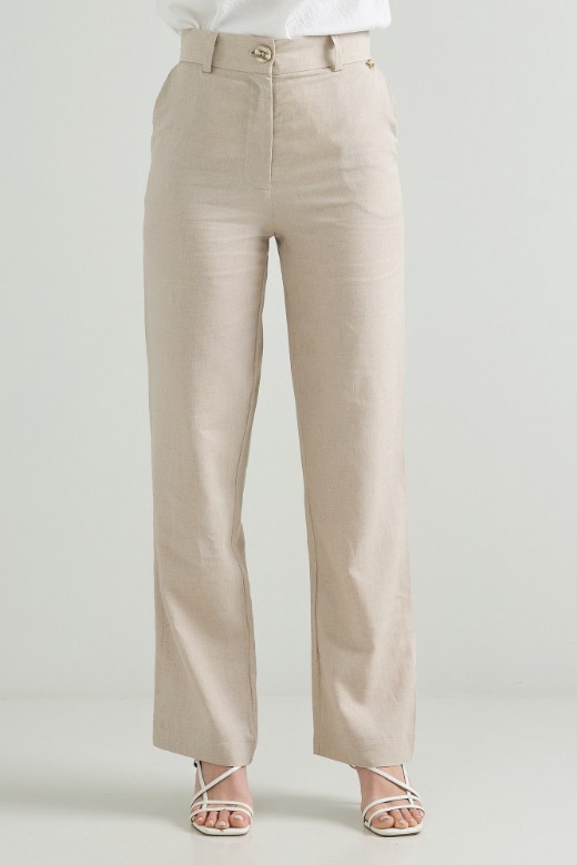 Picture of Tailored linen pants