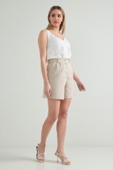 Picture of Tailored linen shorts