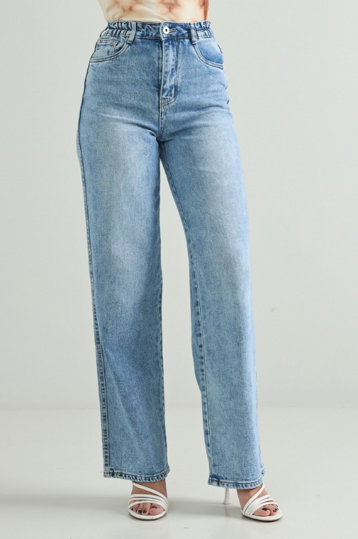 Picture of Denim pants with waistband