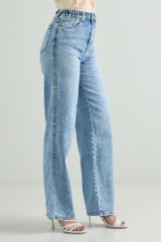 Picture of Denim pants with waistband