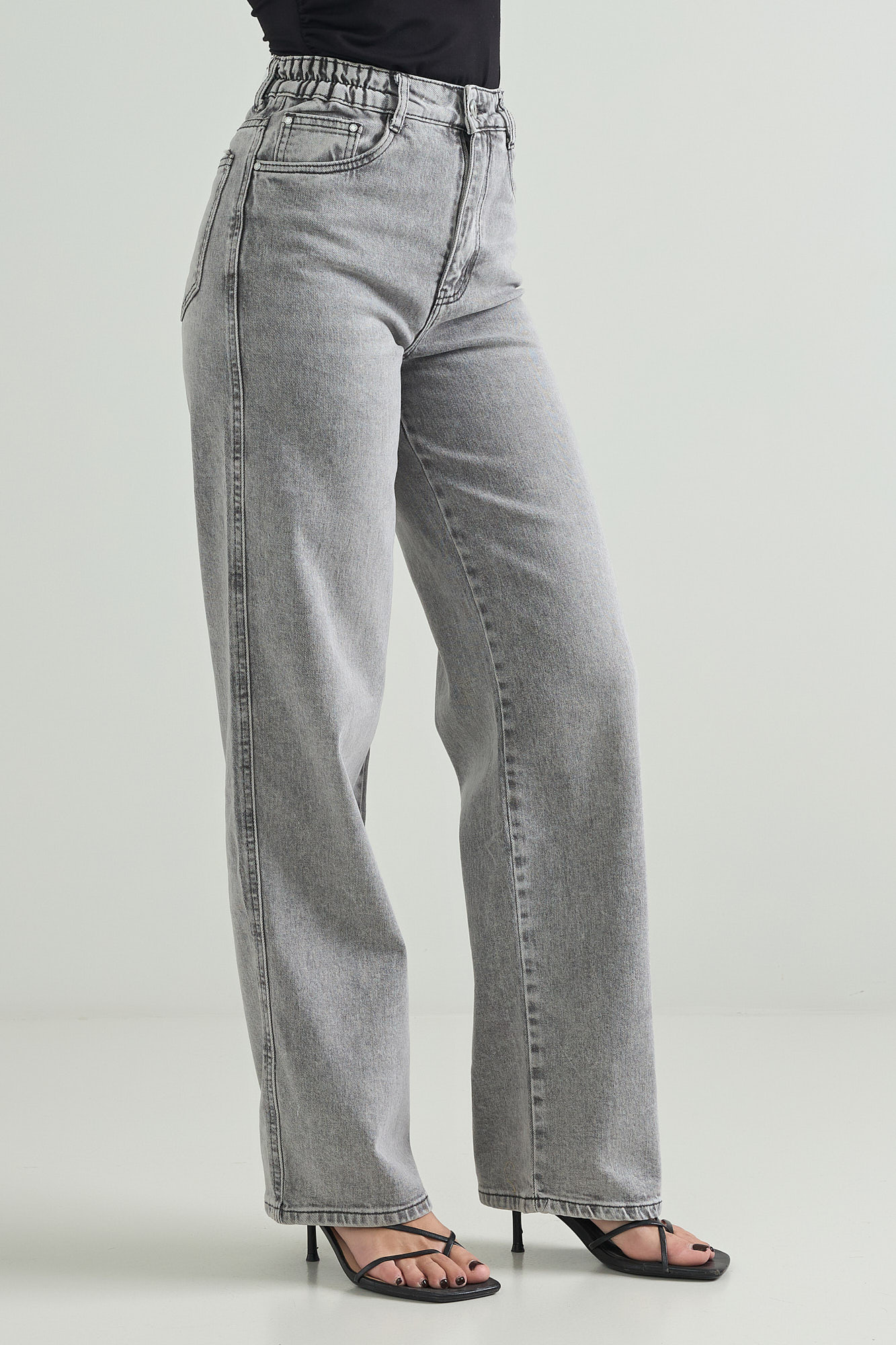 Picture of Denim pants with waistband