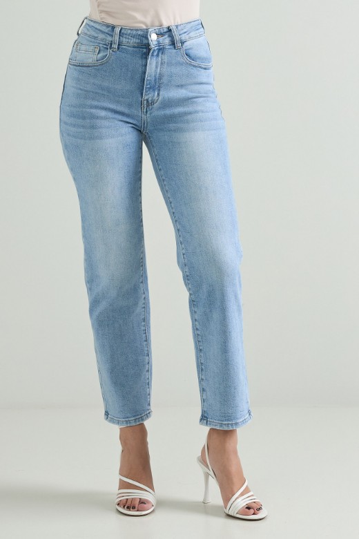 Picture of Highwaisted straight leg jeans