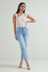 Picture of Highwaisted straight leg jeans