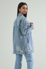 Picture of Denim jacket with rips