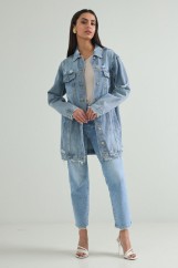 Picture of Denim jacket with rips
