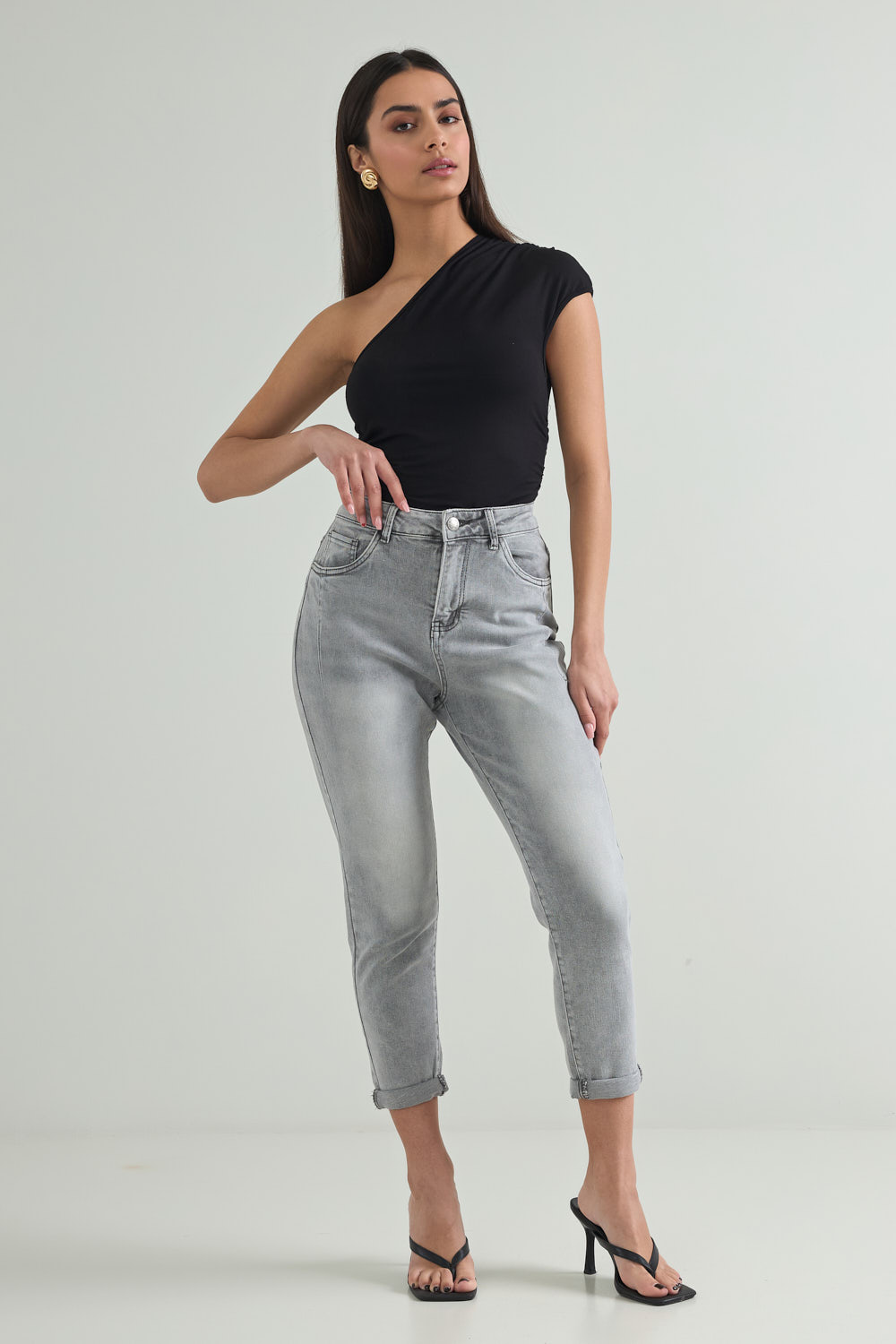 Εικόνα της Τζιν slim mom fit