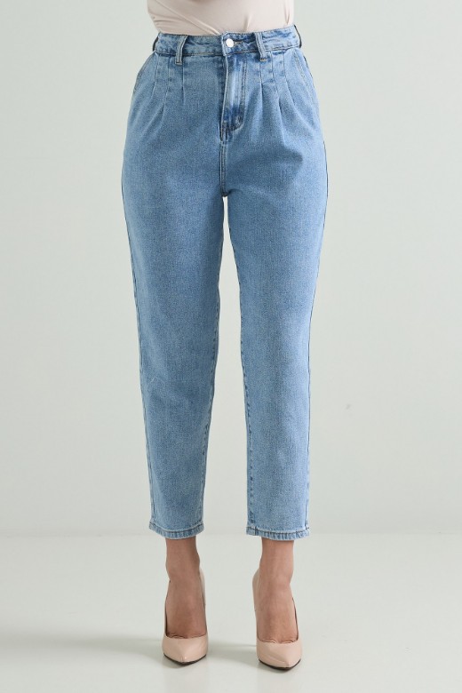 Picture of Pleated highwaisted jeans