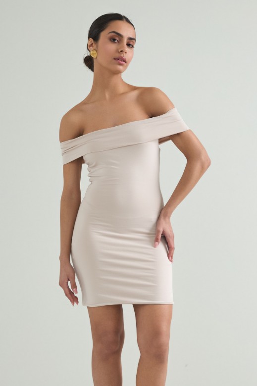 Picture of Strapless mini bamboo dress