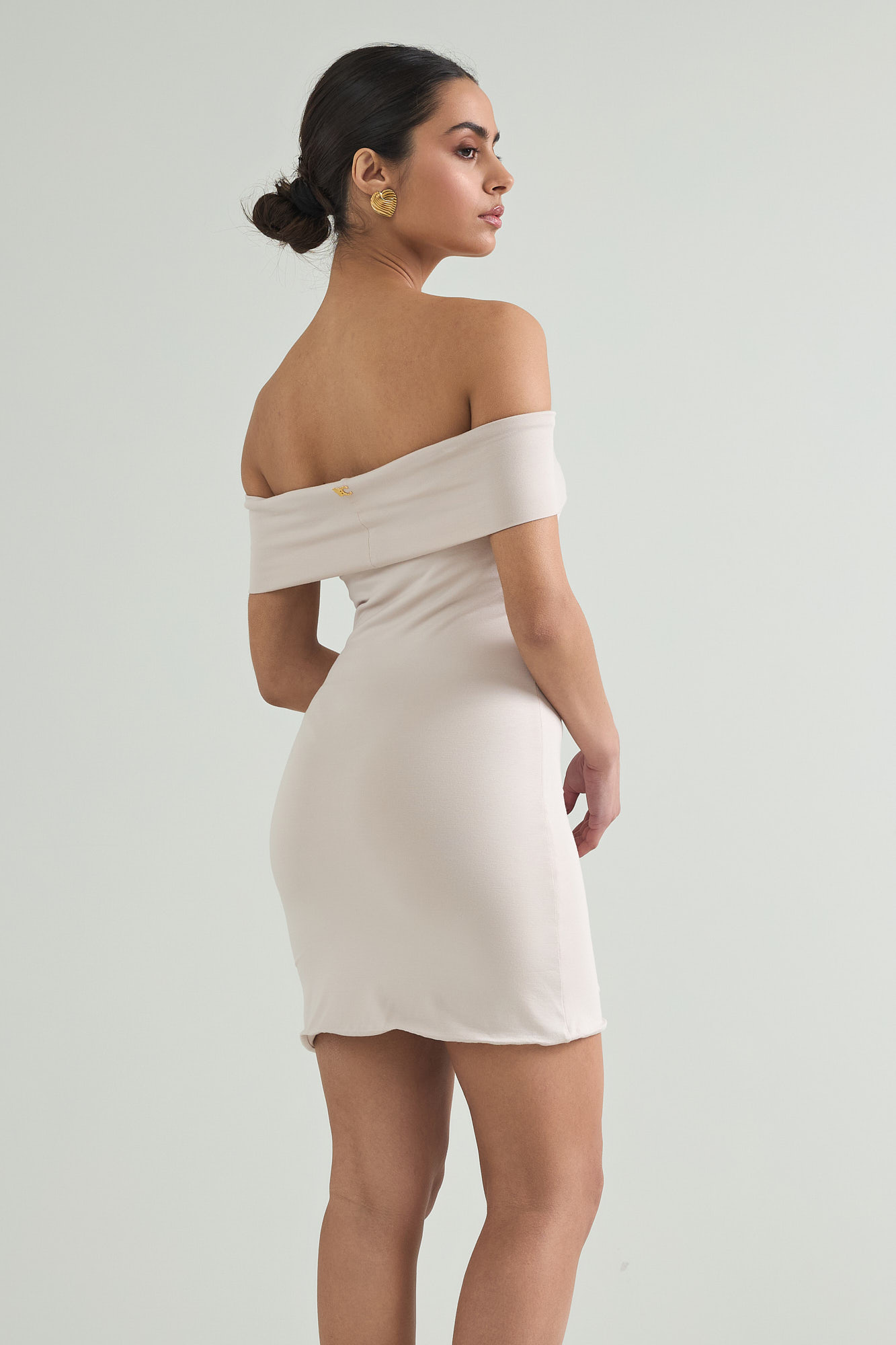 Picture of Strapless mini bamboo dress