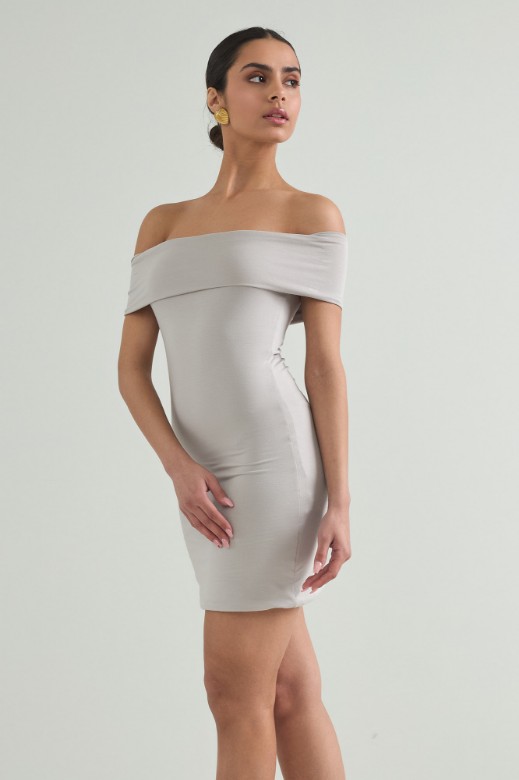 Picture of Strapless mini bamboo dress