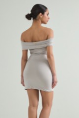 Picture of Strapless mini bamboo dress