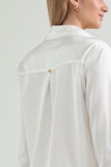 Picture of Loose basic satin shirt