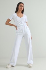 Picture of Cotton pants with waistband