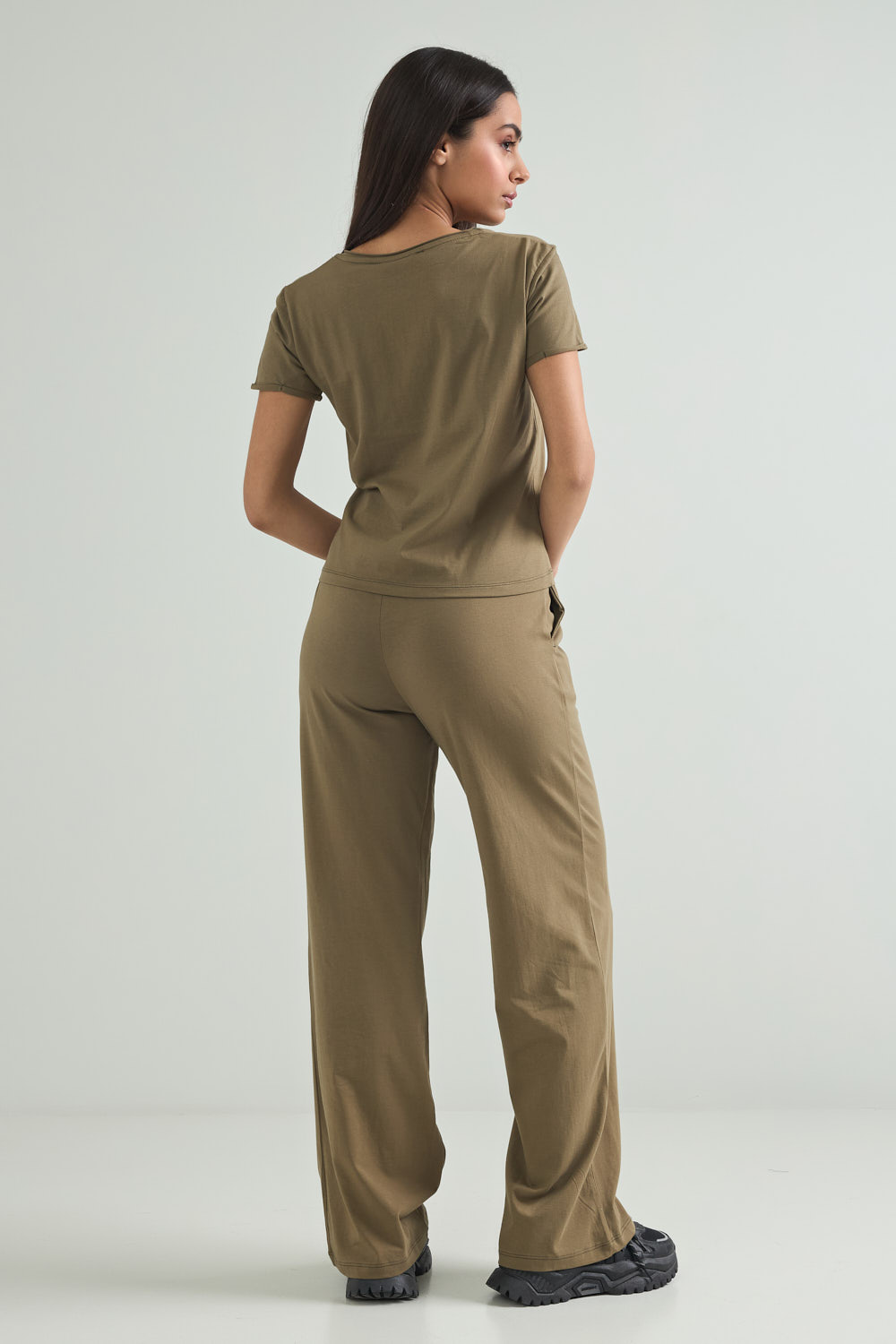 Picture of Cotton pants with waistband