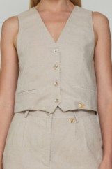 Picture of Basic linen waistcoat