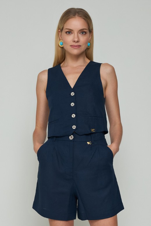 Picture of Basic linen waistcoat