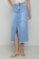 Picture of Denim skirt with split