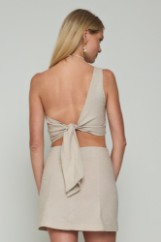 Picture of One shoulder top with knot
