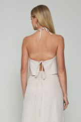 Picture of Linen top with back fastening