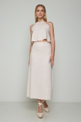 Picture of Linen top with back fastening