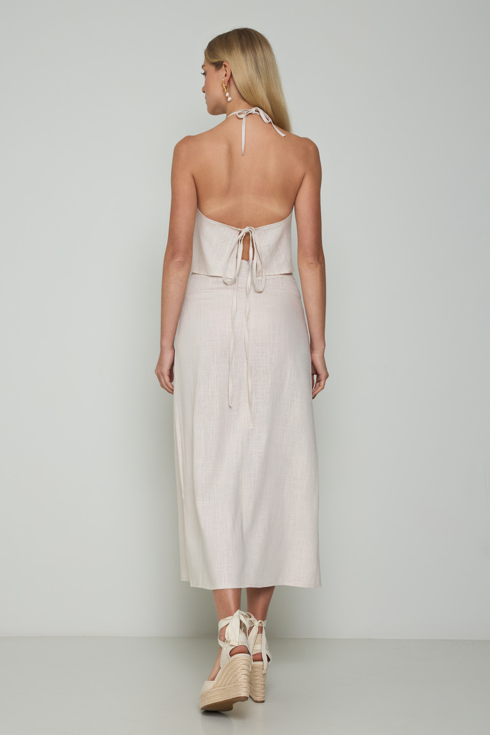 Picture of Linen top with back fastening