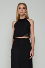 Picture of Linen top with back fastening