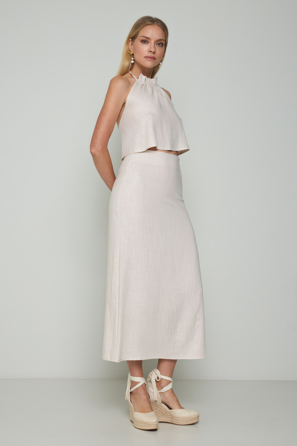 Picture of Linen maxi skirt
