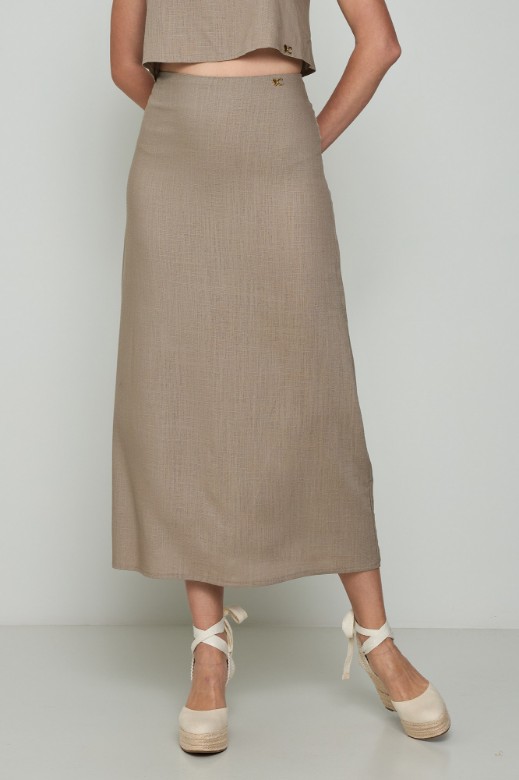 Picture of Linen maxi skirt