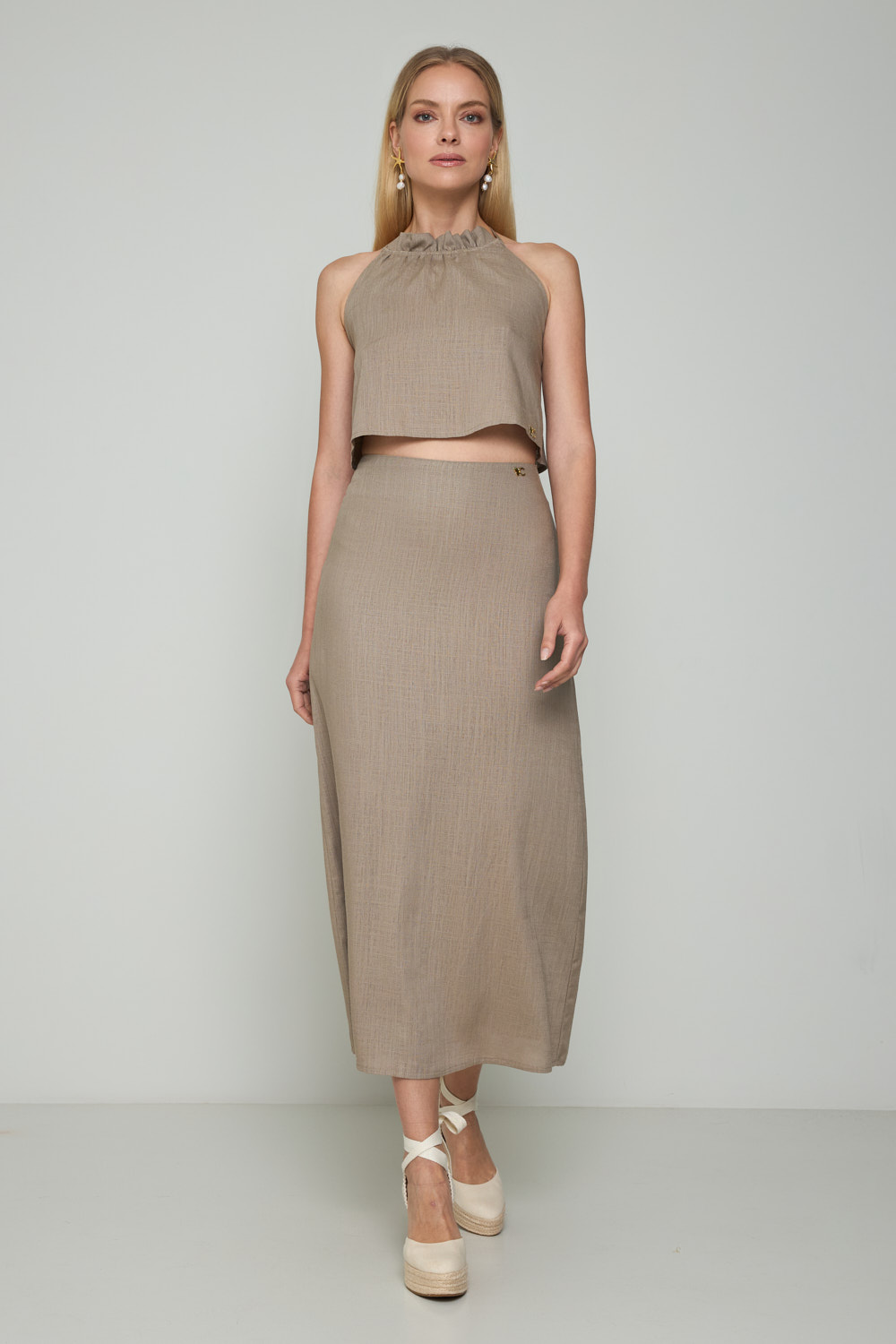 Picture of Linen maxi skirt