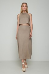 Picture of Linen maxi skirt
