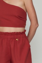 Picture of Linen shorts with waistband