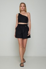 Picture of Linen shorts with waistband