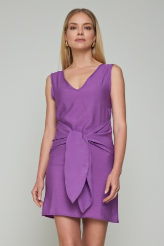 Picture of Sleeveless dress with front knot