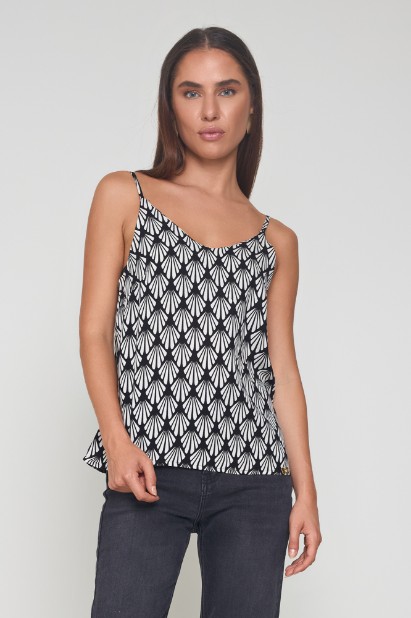 Picture of Sleeveless satin top