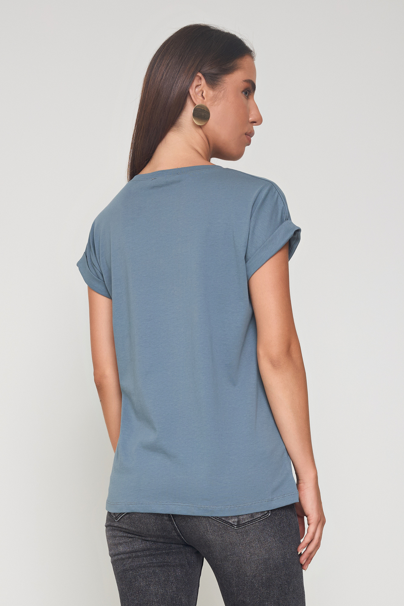 Picture of Cotton t-shirt with lapels