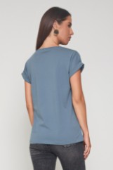 Picture of Cotton t-shirt with lapels