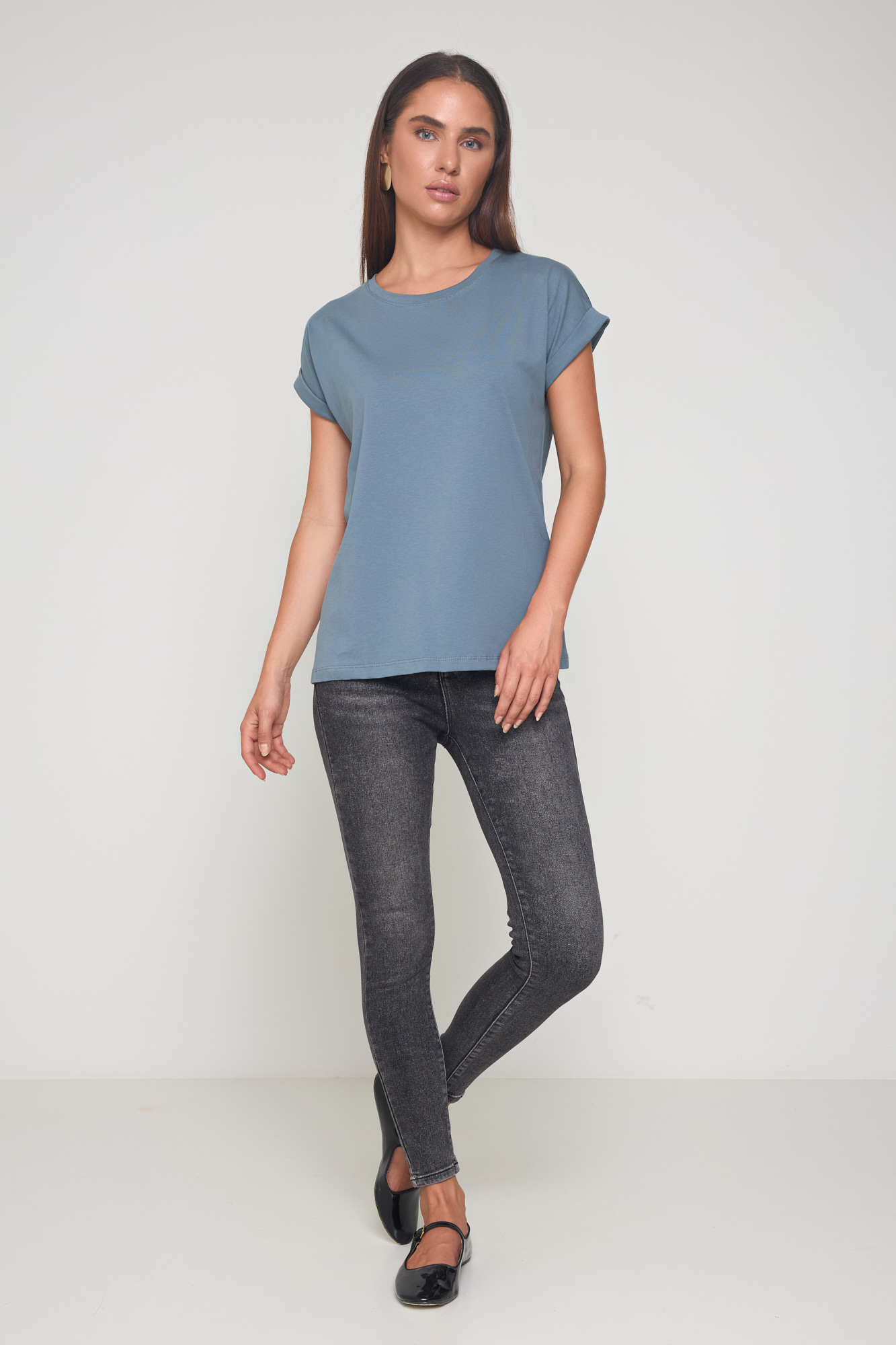 Picture of Cotton t-shirt with lapels